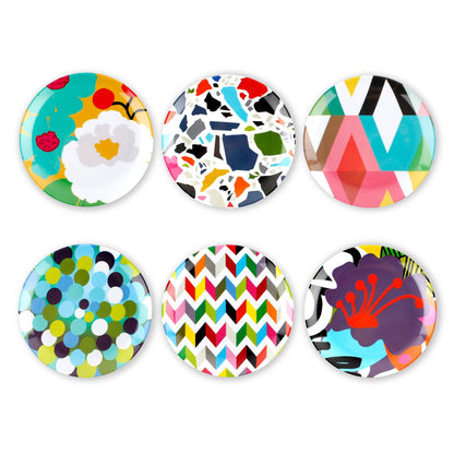 Assorted 6.5" Appetizer Plate - Set of 6
