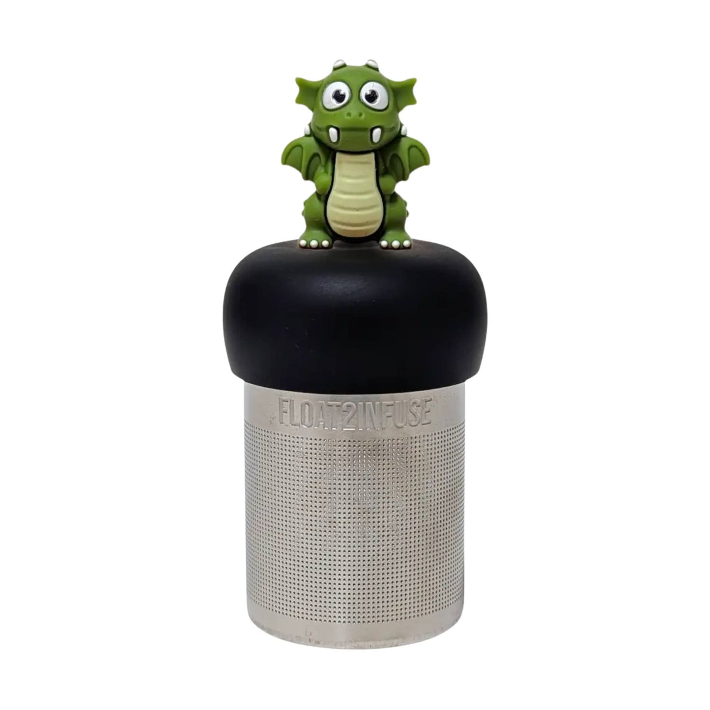 Dark Green Dragon| Floating Tea Infuser | Black Base | Green