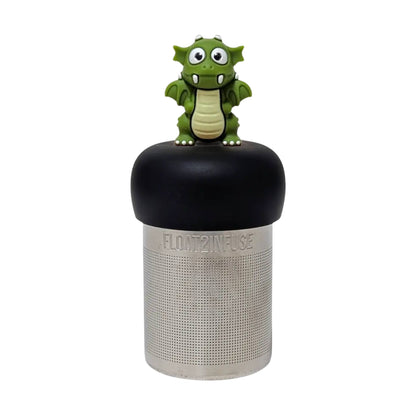 Dark Green Dragon| Floating Tea Infuser | Black Base | Green