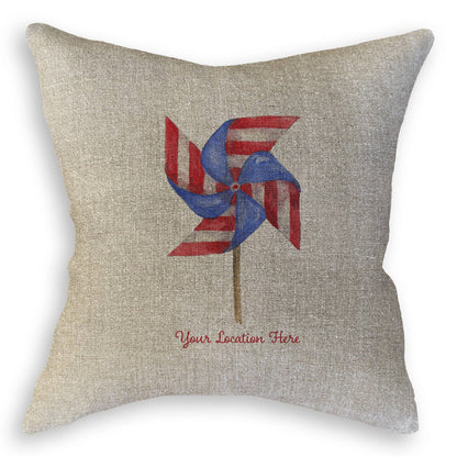 Pinwheel with Location: Dishtowel / -