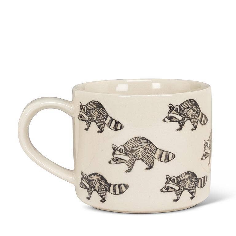 Allover Raccoon Stamp Mug