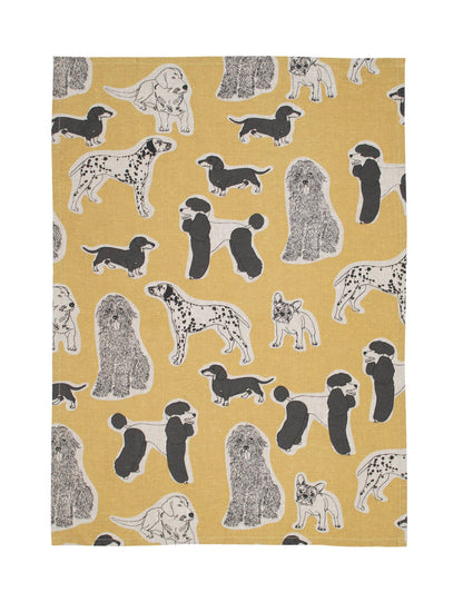 Apron Print Standard Tie Style-  Yellow Sunset