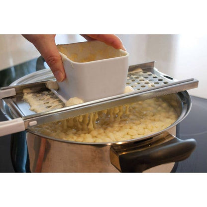 HIC Kitchen Spaetzle Maker With Safety Pusher