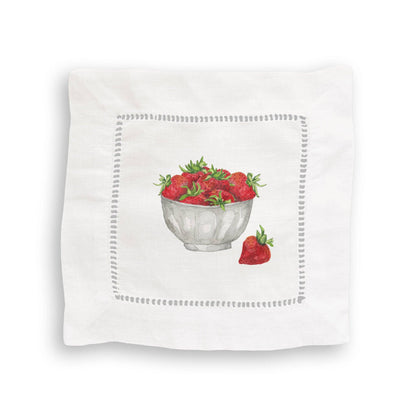 Strawberry Bowl: Dishtowel / -