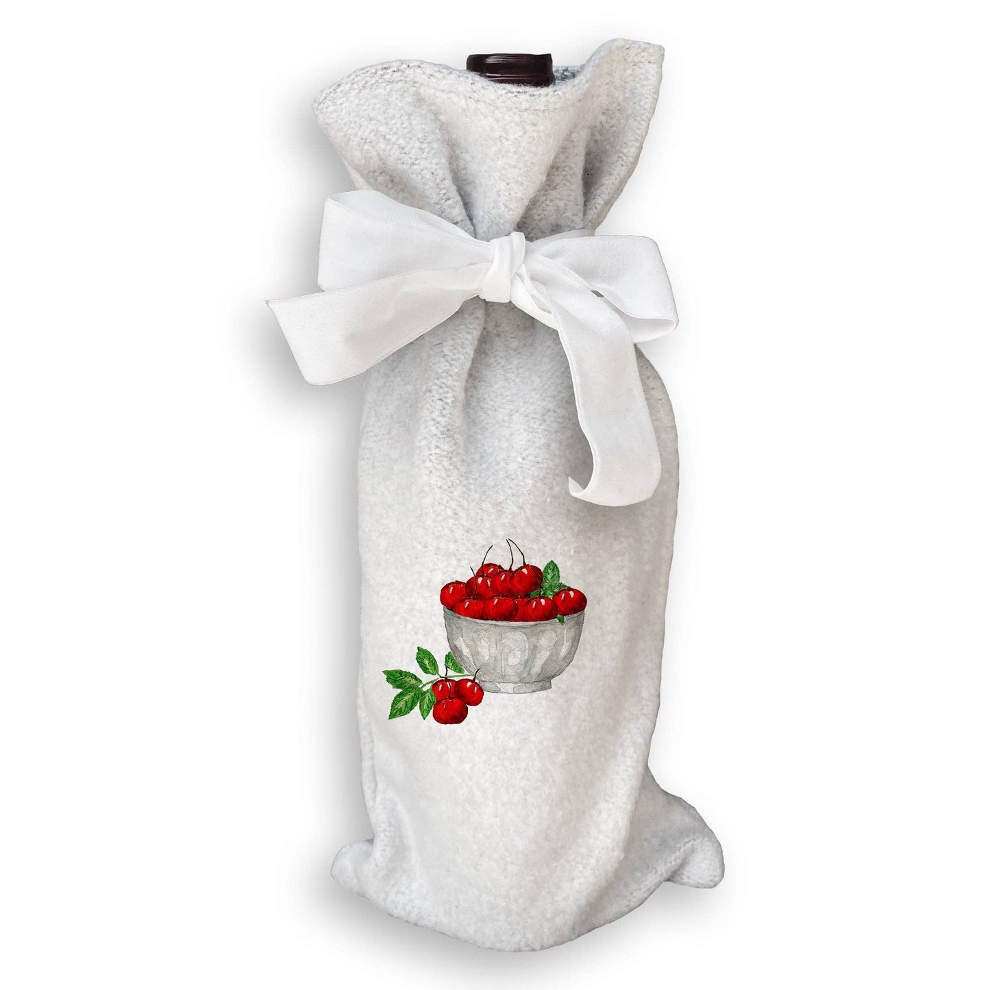 Cherry Bowl: Dishtowel / -