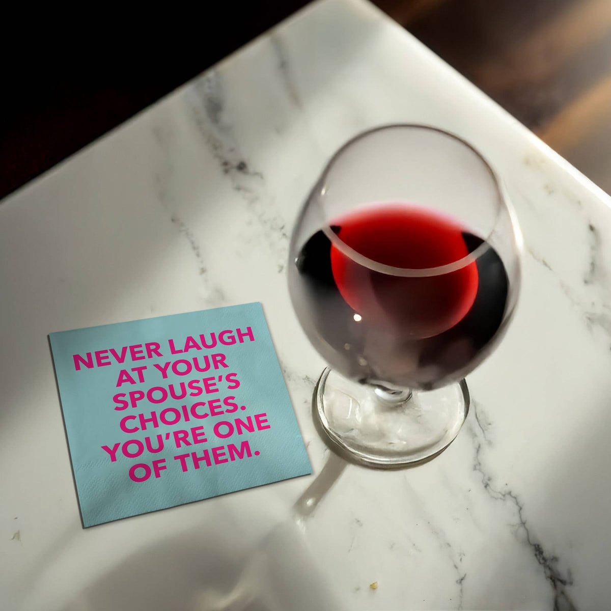 Funny Cocktail Napkins - Spouse’s Choices