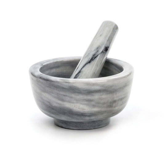 Marble Mortar & Pestle - White