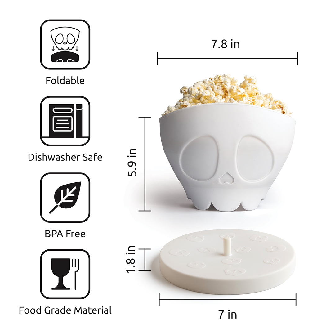 Scary Poppins Popcorn Popper and Bowl - Halloween Gift