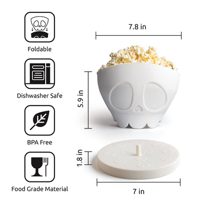 Scary Poppins Popcorn Popper and Bowl - Halloween Gift