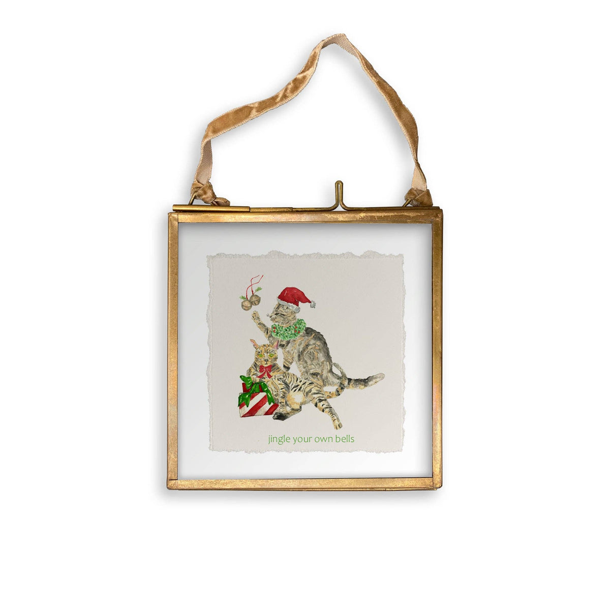 Jingle Bells Cats: Dishtowel / Remove Words / -