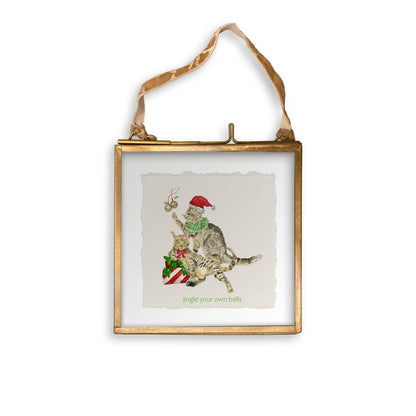 Jingle Bells Cats: Dishtowel / Remove Words / -