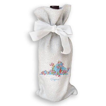 Floral Virginia: Dishtowel / Remove Words / -