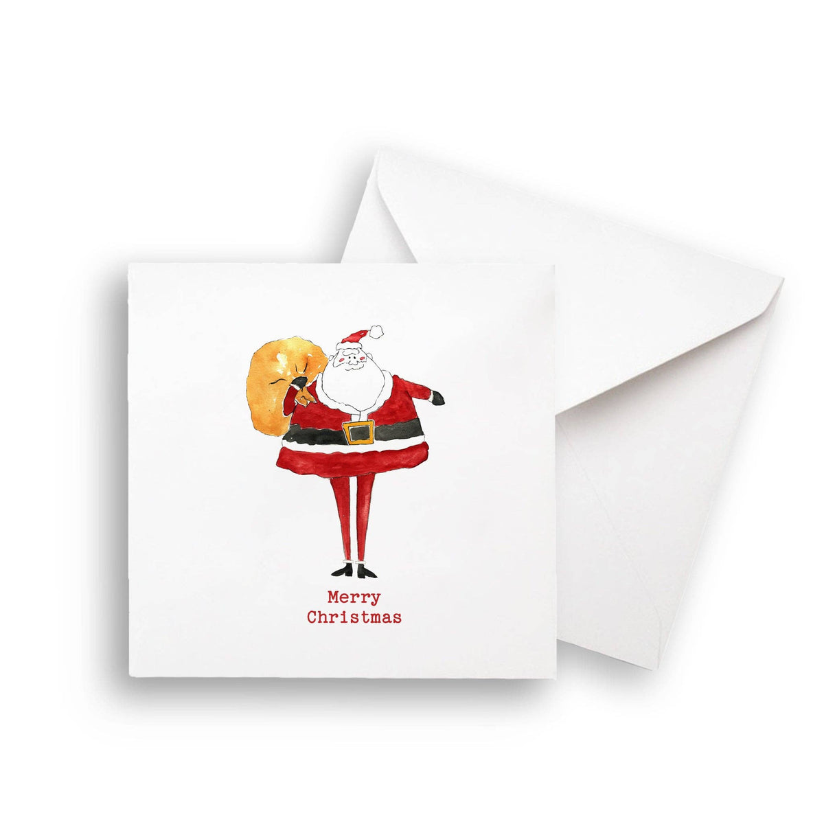 Skinny Santa: Dishtowel / Keep Words / -
