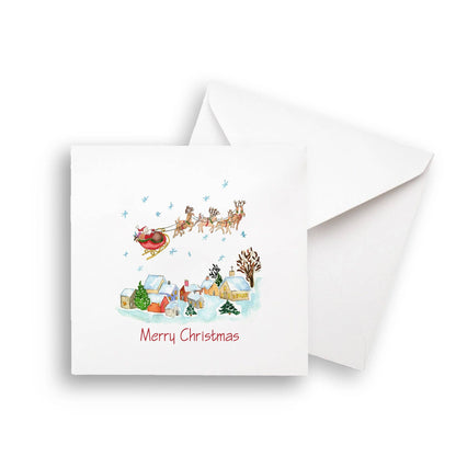 Santa's On His Way: Dishtowel / Keep Words / -