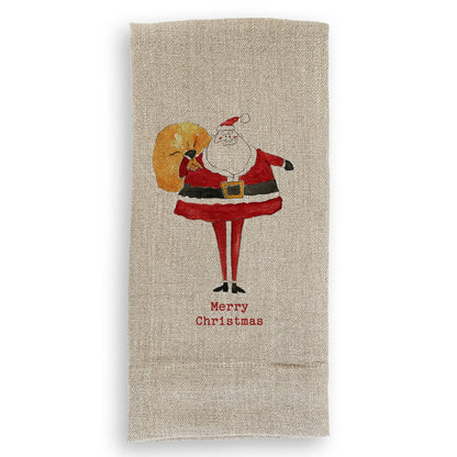 Skinny Santa: Dishtowel / Keep Words / -