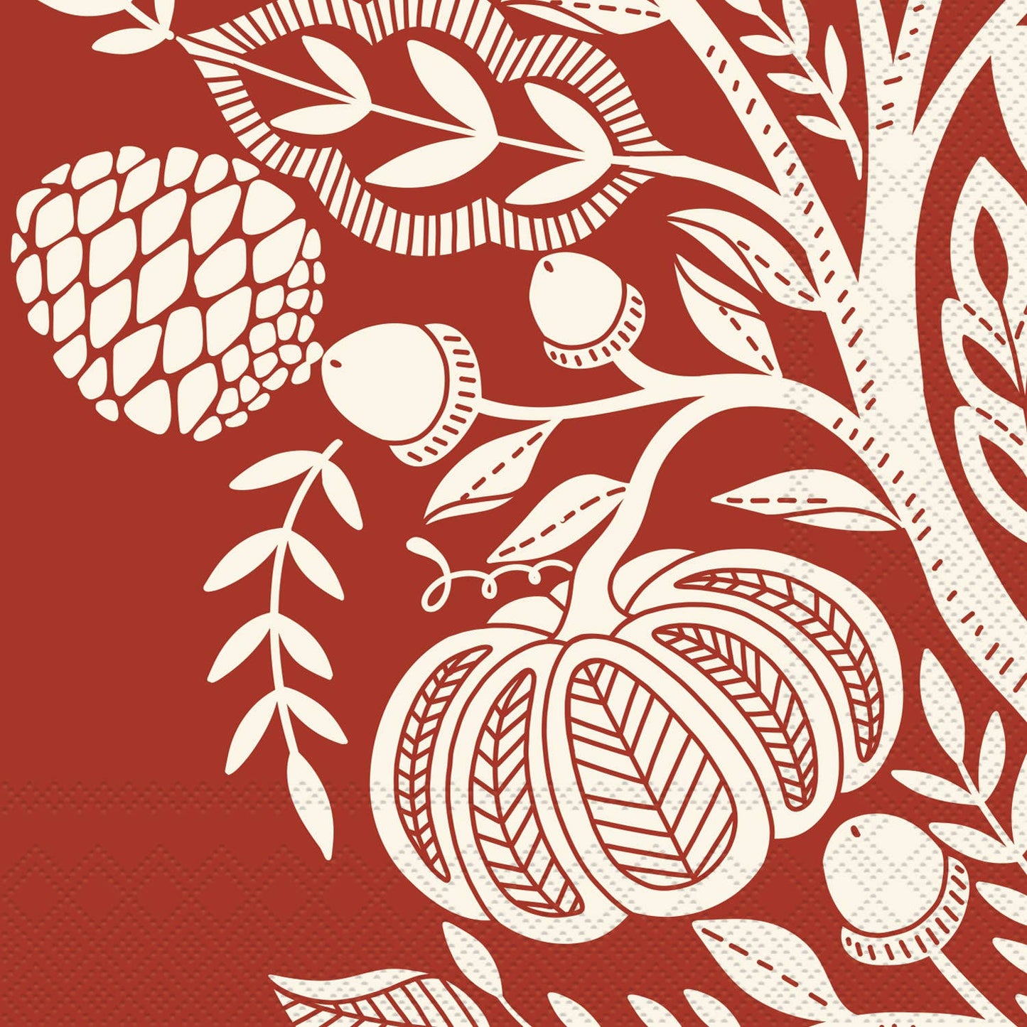 Francis Brick Cocktail Napkins 20 ct Fall Autumn