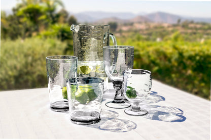 Cordoba Clear Shatterproof Plastic Drinkware Collection: Stacking Goblet