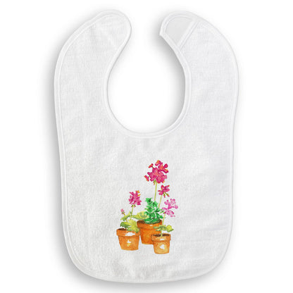 Pink Geranium: Dishtowel / -