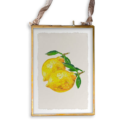 Two Lemons: Dishtowel / -