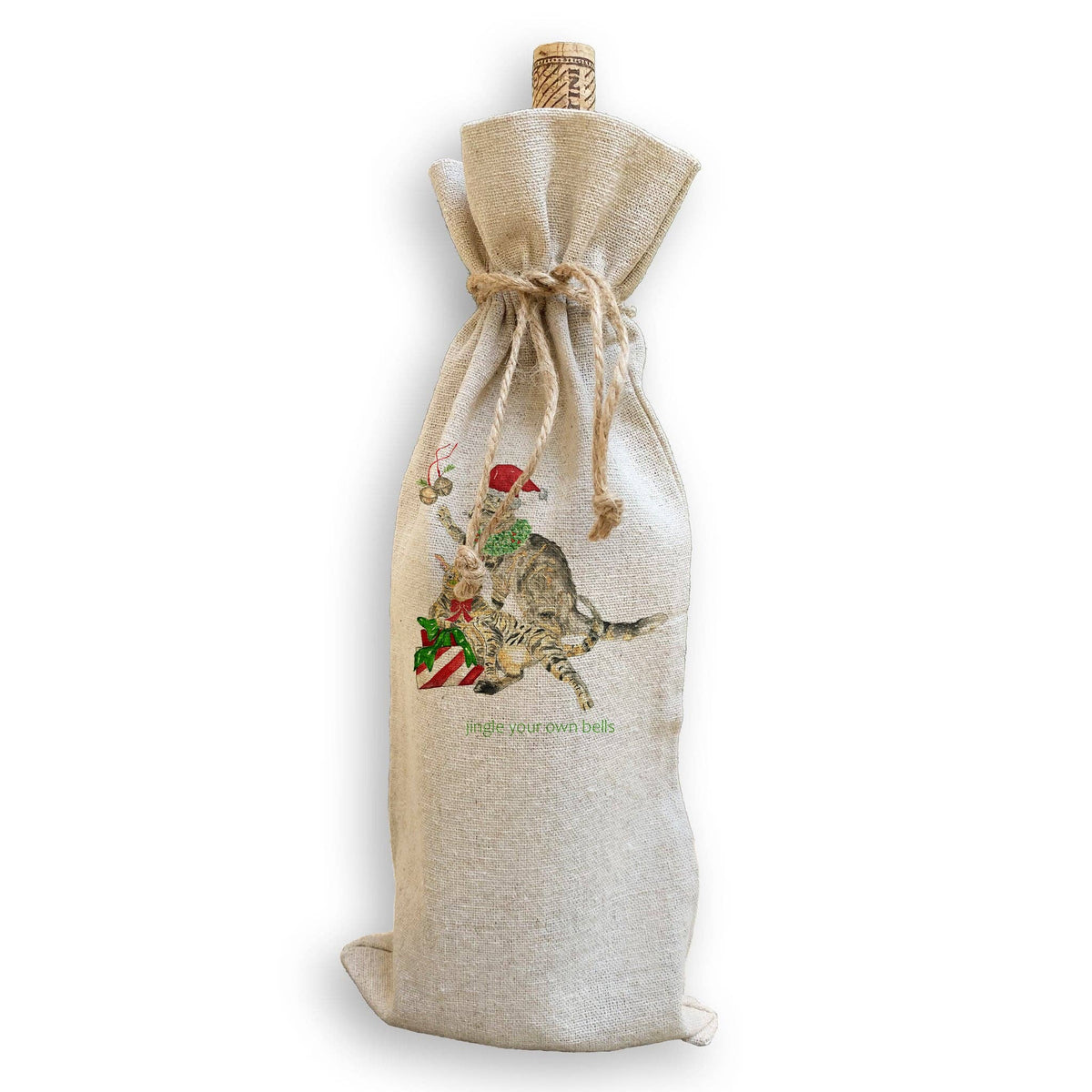 Jingle Bells Cats: Dishtowel / Remove Words / -