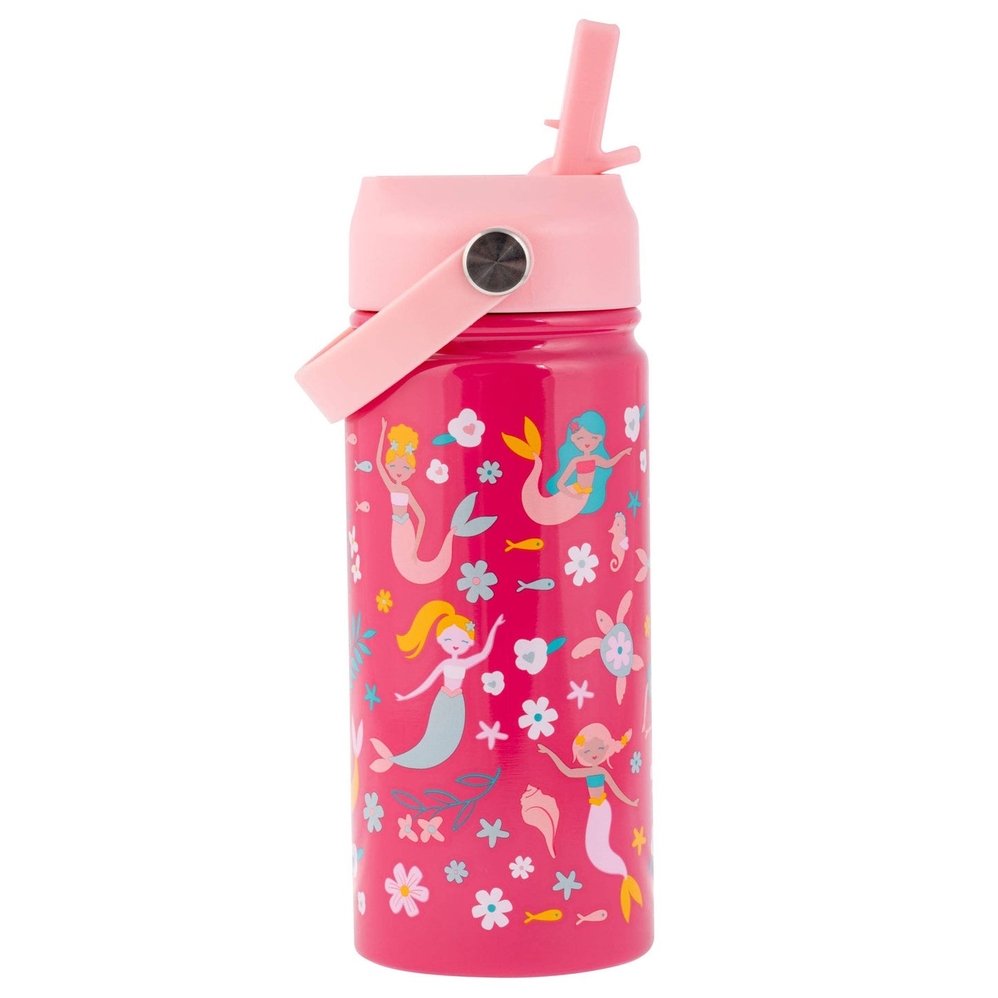 Insulated Stainless Steel Water Bottle with Handle: Fruit