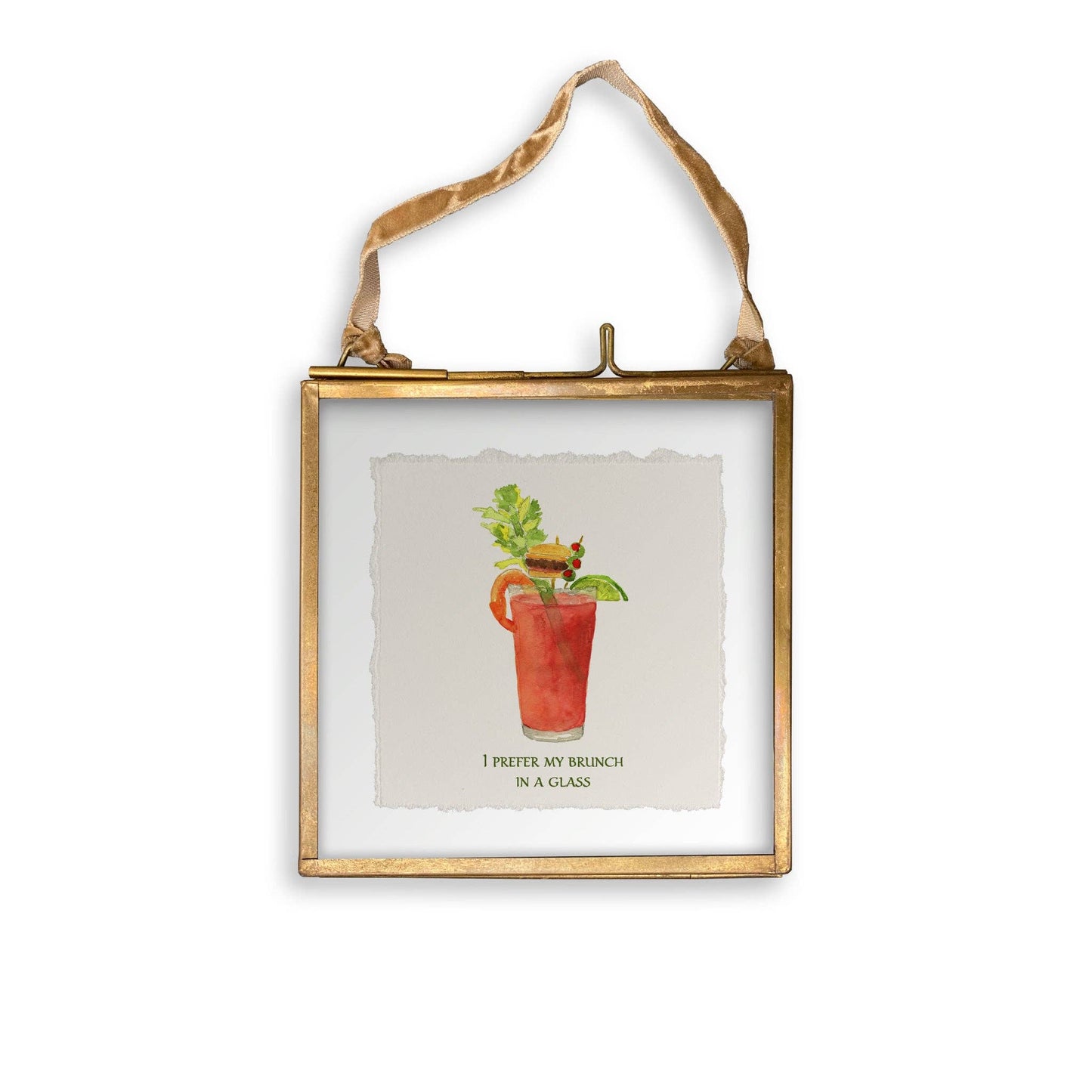 Brunch In a Glass: Dishtowel / Keep Words / -