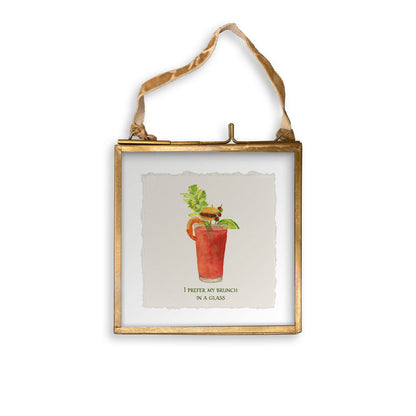 Brunch In a Glass: Dishtowel / Keep Words / -