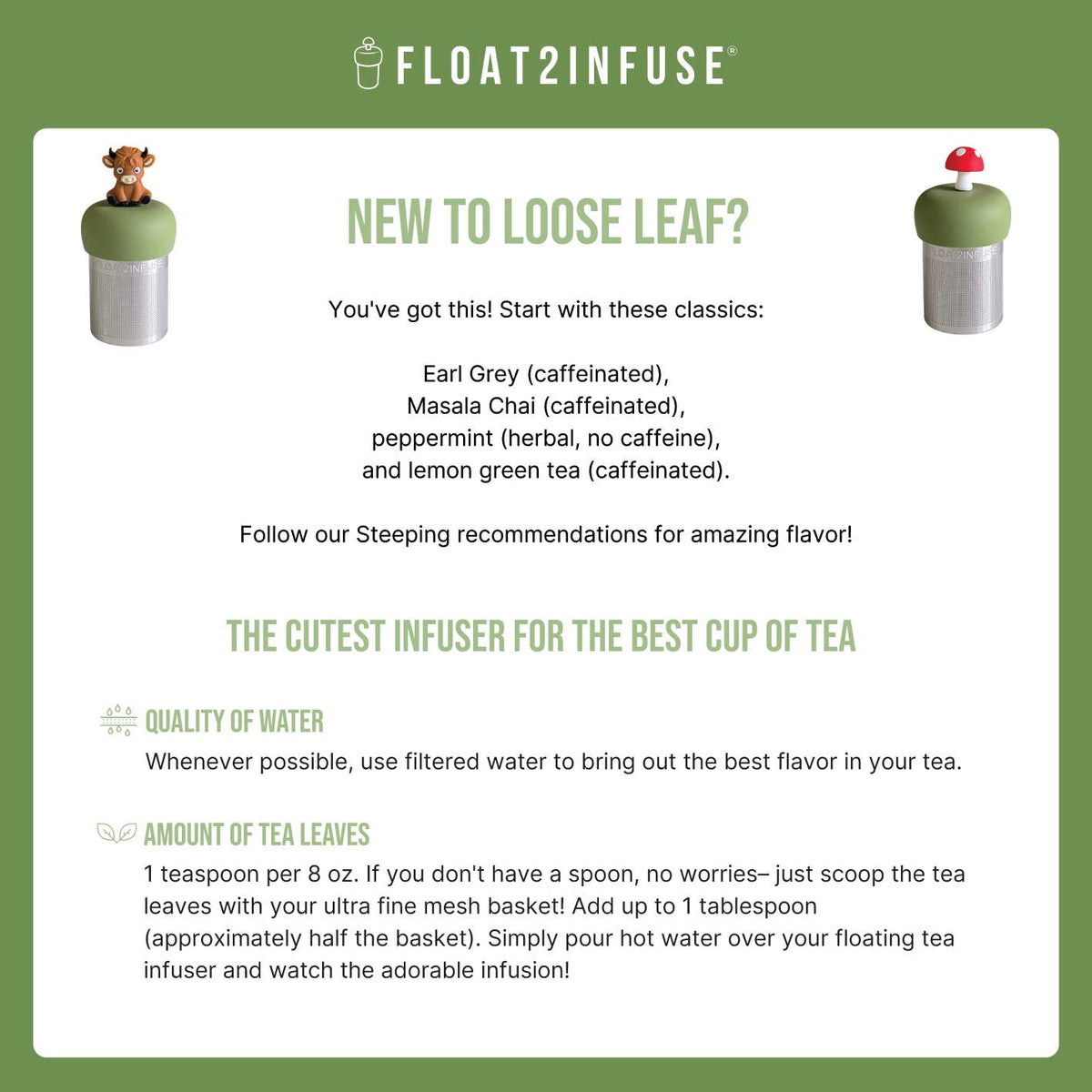 Yellow Submarine | Floating Tea Infuser | Blue Base | Yellow