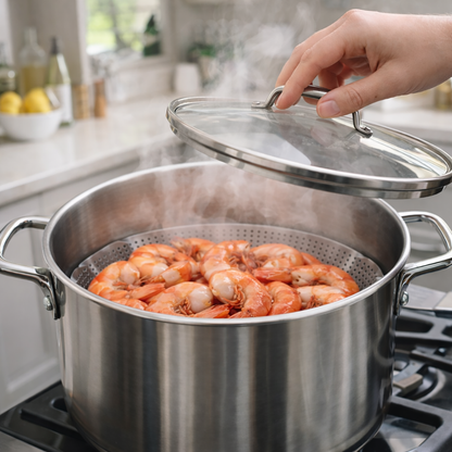 HIC Kitchen Collapsible Steamer Basket