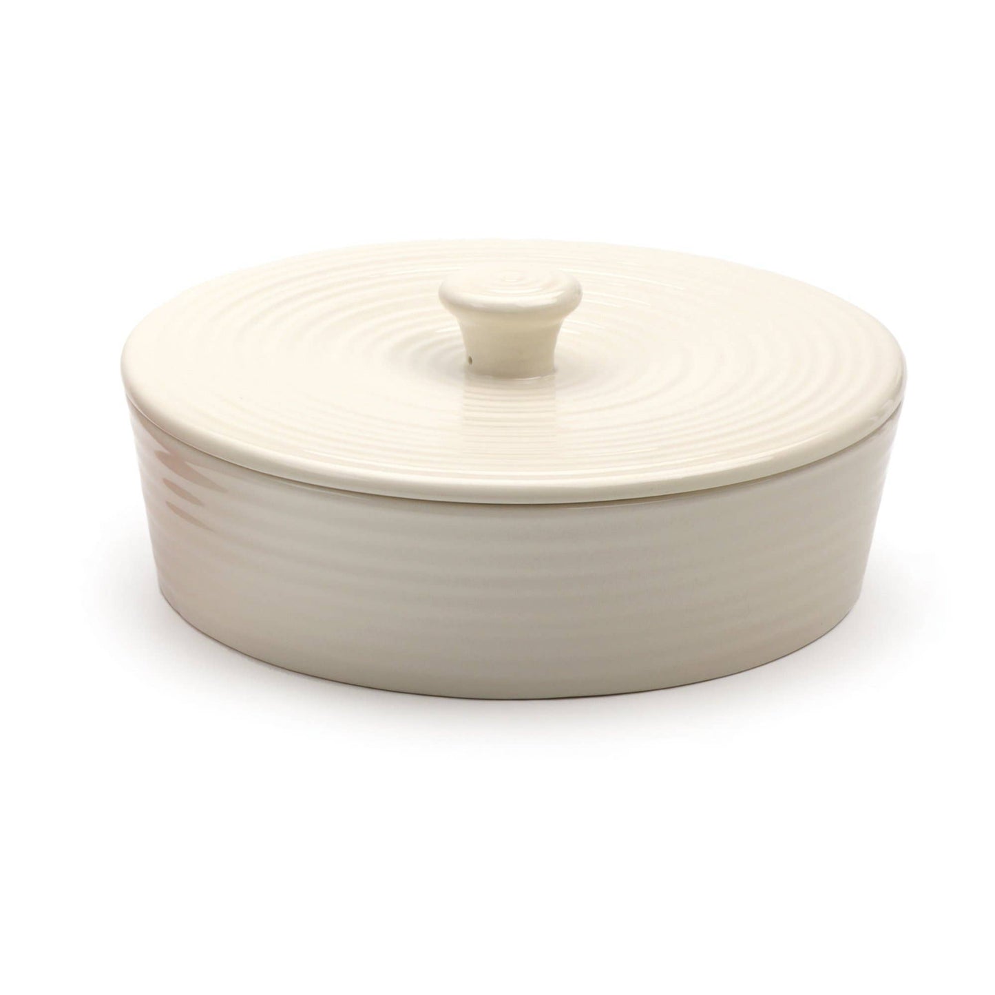 Tortilla Warmer - 8In - Stoneware - White
