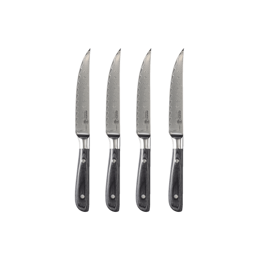 Avanta Damascus Fine Edge Steak Knife Set - 4 Piece
