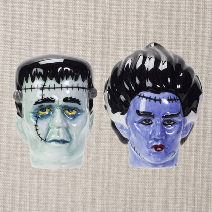 Mr. & Mrs. Frankenstein Salt and Pepper Shakers Set