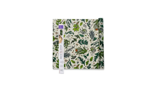 Bees Wrap Reusable Beeswax Food Wrap Roll - Herb Garden