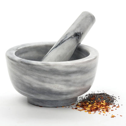 Marble Mortar & Pestle - White
