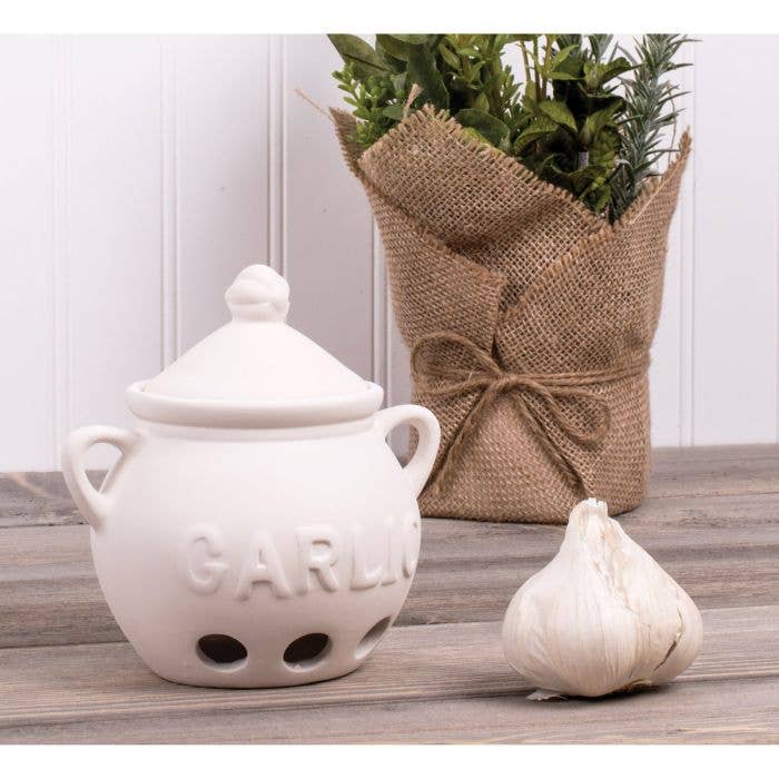 Fantes Cousin Linda’s Garlic Keeper, Ceramic