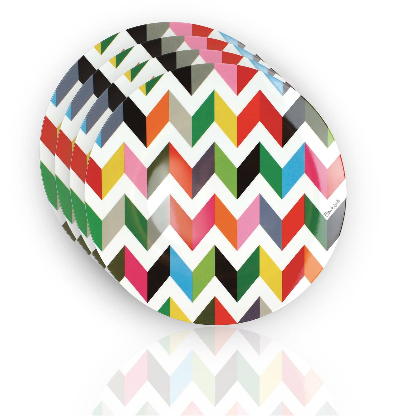 Ziggy 9" Salad Plate Gift Box - Set of 4