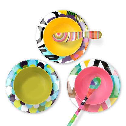 Assorted 6.5" Appetizer Plate - Set of 6