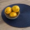 15" Disko Placemat Set of 4 - Indigo Blue