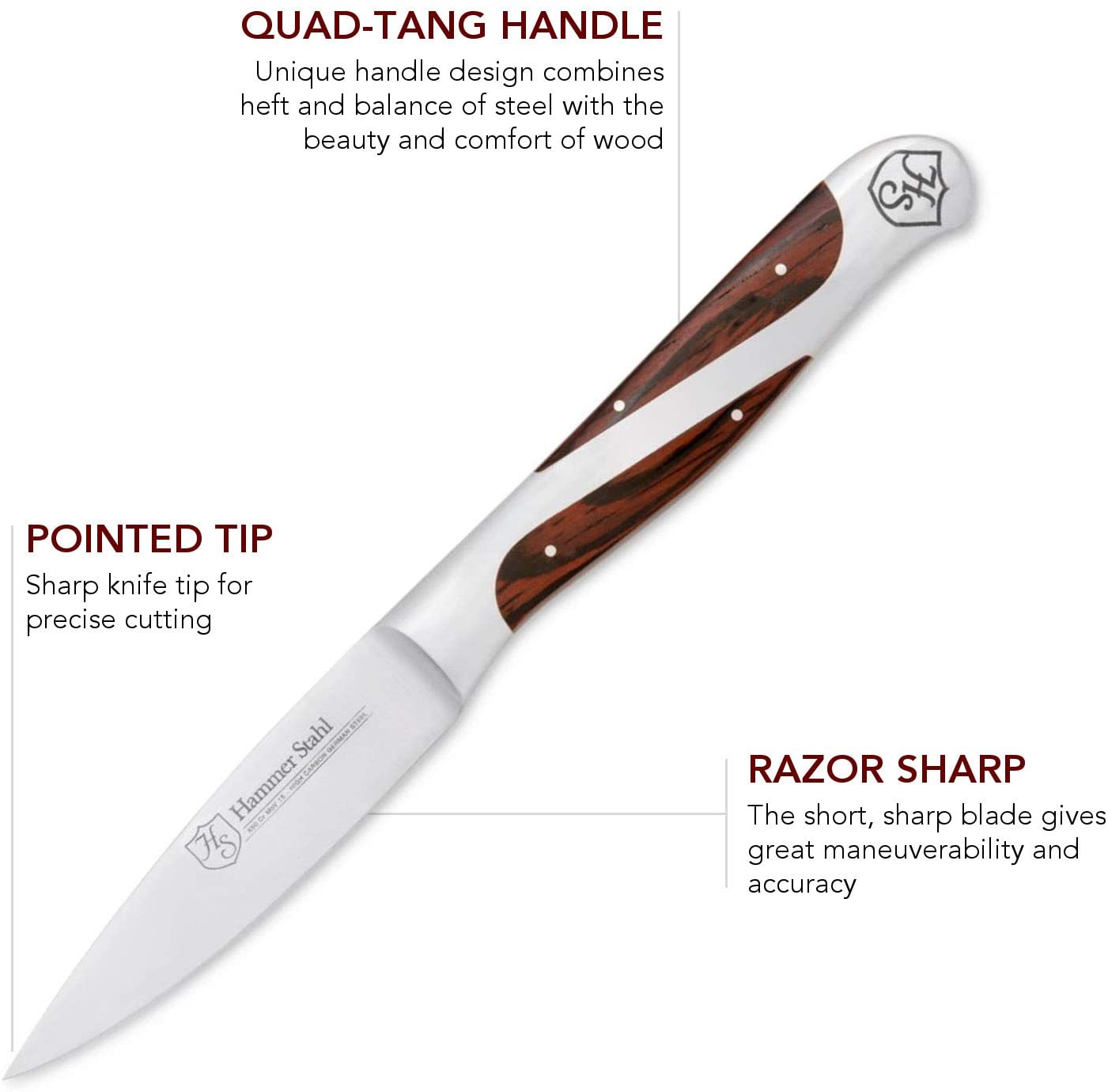 SALE! Hammer Stahl 3.5" Paring Knife