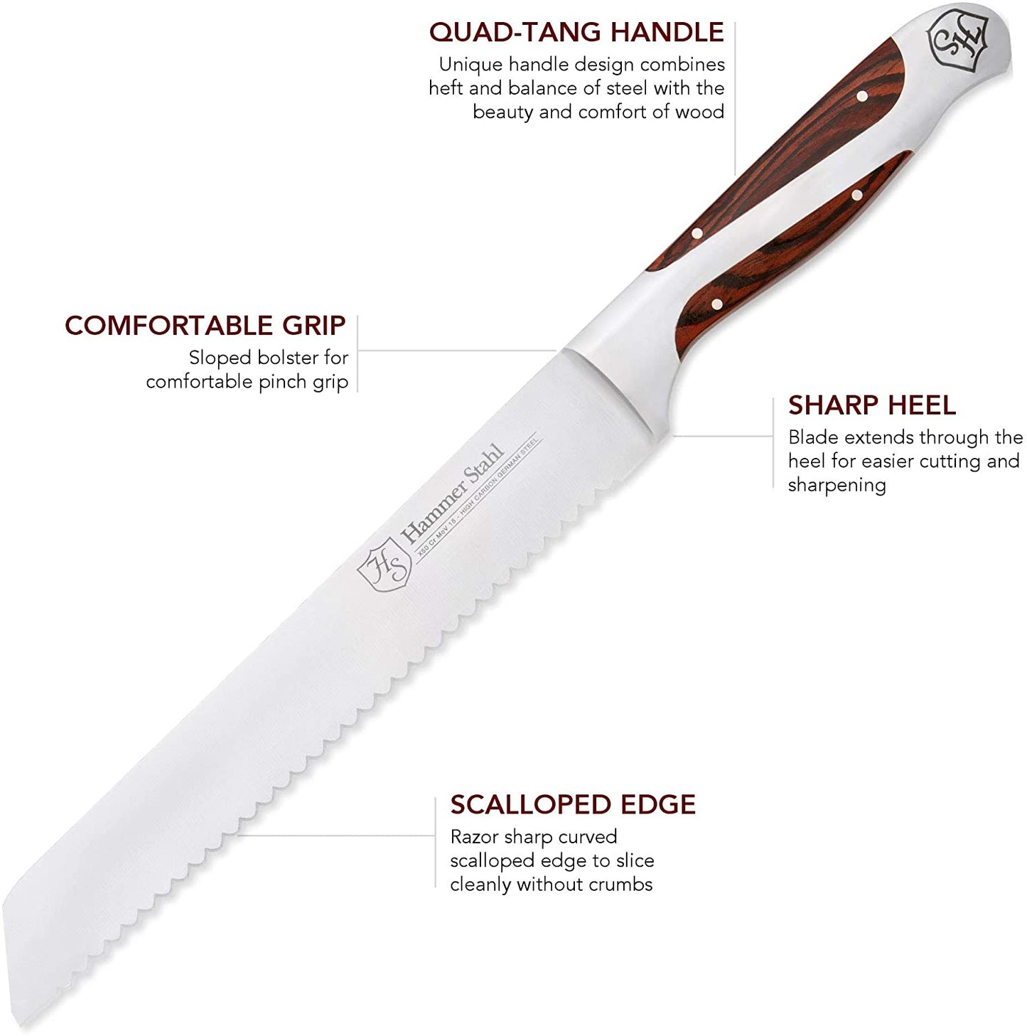 SALE! Hammer Stahl 8" Bread