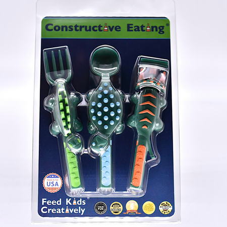 Constructive Eating Dinosaur Utensils Set